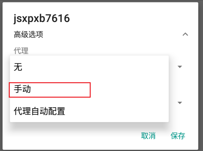 代理服务器设置操作截图